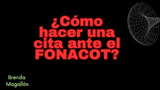 ¿Cómo hacer una cita ante el FONACOT [upl. by Cody]