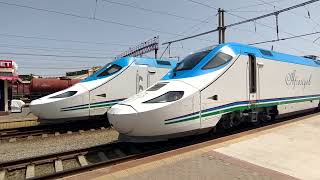 Afrosiyob Uzbekistan hight speed railway [upl. by Dolhenty]