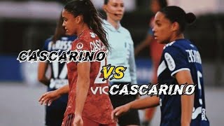 Delphine Cascarino vs Estelle Cascarino • duel touches yellow card [upl. by Acilef]