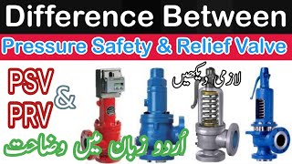 Difference Between Pressure Safety Valve amp Presure Relief Valve  PSV amp PRV InstrumentAcademy [upl. by Mell]