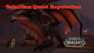 Bar Their Efforts Sabellian Reputation Quest DragonFlight WOW [upl. by Brock]