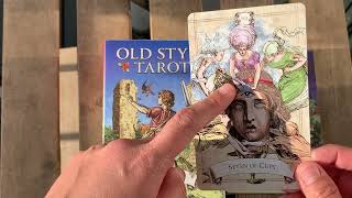 Old style tarot US GAMES unbox flip through review [upl. by Serle384]