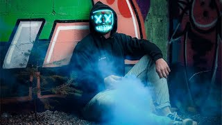 ABANDONED Smoke Bomb Photography Neon Mask [upl. by Docilu]