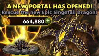 Rescuing New Epic Dragon Novatail In Ascension Portal With 600K Ascension  Dragons  Rise of Berk [upl. by Silsbye]