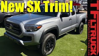 2019 Toyota Tacoma and Tundra SX First Look DeBadged Special Editions [upl. by Ieppet]