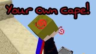 How to get your custom cape in Minecraft Bedrock Edition  shorts [upl. by Saville]