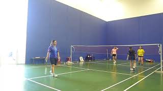 30Sep24 Central Park Badminton Kylie TanLim Yah Li vs Lee Eng LinElise Teo [upl. by Aneeles]