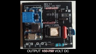 MODUL HVDC TESTER LED BACKLIGHT DIODA ZENER HV DC TEST OUTPUT 150 750 VOLT DC [upl. by Girish406]