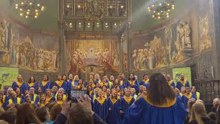 Joy Gospel Singers at the Catalonia International Easter Choir Festival  Day 1 Blanes [upl. by Llenad]