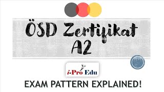 ÖSD Zertifikat A2 Exam Pattern explained [upl. by Lawley714]