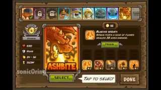 Kingdom Rush Frontiers All Hero Stats Skill Ability [upl. by Ruddie]