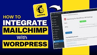 How to Integrate Mailchimp With WordPress Subscribe Form Email Subscriptions amp Newsletters [upl. by Yalhsa]