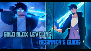 Old Solo Blox Leveling  Beginners Guide [upl. by Nickey]