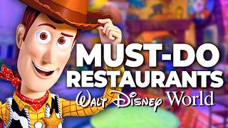 TOP 10 BEST Immersive Restaurants at Walt Disney World Where to eat at Disney World [upl. by Carrnan]