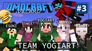 OMOCRAFT PALARO 3  TEAM YOGIART VS TEAM POTPOT  PALARO NI PEPESAN Minecraft Tagalog [upl. by Ahsaten]