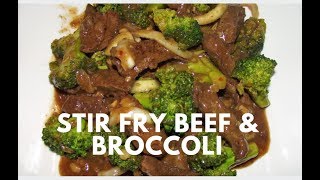 Stir fry Beef amp Broccoli  Homemade Stir fried beef and broccoli [upl. by Behrens108]