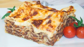 Лазанья с соусом Бешамель и Болоньезе Рецепт очень вкусной лазаньи в домашних условиях [upl. by Sue]