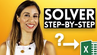 Excel Solver  Example and StepByStep Explanation [upl. by Acinna]