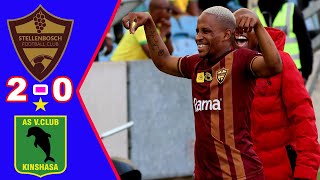 Stellenbosch FC 🆚 AS Vita Club 2  0 All Goals amp Highlights  CAF Confederation Cup 2025 [upl. by Lamont478]