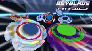 Going Back On A ROBLOX Beyblade Game  Beyblade Physics ROBLOX [upl. by Spatola764]