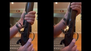 Flintlock Muzzleloader Flint Quality Comparison SlowMotion [upl. by Onia]