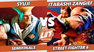 Paradise Cup 53 SEMIFINALS  Itabashi Zangief Zangief Vs Syuji Guile  Street Fighter 6 [upl. by Drais29]