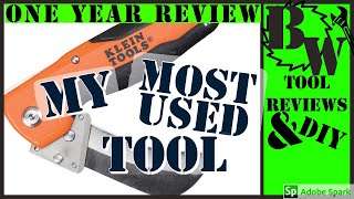 Klein Electricians Knife Review  1 YEAR UPDATE [upl. by Ennaeus]