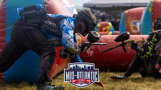 Pro Paintball Match  Heat vs Notorious and Dynasty vs Infamous  Mid Atlantic Major [upl. by Aleuname]