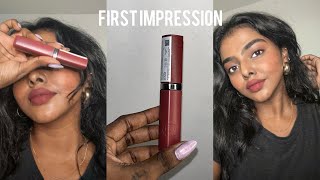 L’Oreal Paris infallible matte resistance lipstick review  Lazy Sunday shade  In Tamil [upl. by Skeie598]