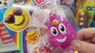 POP UPS LOLLIPOP WITH CHUPA CHUP CANDY  WOLVERINE TMNT BATMAN JURASSIC WORLD DINOSAUR PINK POOP [upl. by Eetnod]