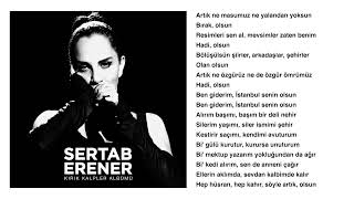 Sertab Erener  Olsun Lyrics Karaoke [upl. by Suzan]