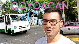 Exploring MEXICO CITYS SAFEST TOURIST AREA  COYOACAN Day Trip amp Walking Tour 🇲🇽 [upl. by Tuesday]