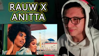 Rauw Alejandro x Anitta  Brazilera  REACCIÓN 🇨🇱 [upl. by Rainer]