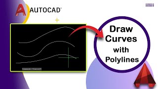 How to draw curves with polylines in AutoCAD [upl. by Honeywell]