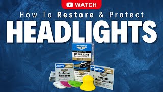 How to Restore and Protect Your Headlights  Professional Results in Less than 30 Minutes [upl. by Seavir]