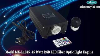 MKL1045 45 Watt RGB LED Fibre Optic Light Illuminator by maykicom [upl. by Iinde]