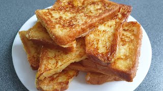 If you have toast 2 eggs and milk at home you can make a delicious breakfast French toast recipe [upl. by Eseneg]