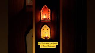 DIY Jharokha Wall DecorDIY Diwali Wall Decor Idea🪔🪷🎆 ytshorts shorts diwalidecor diwali2024 [upl. by Wawro]