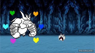 Battle cats chapter 3 moon but I put over genocide asgore theme over the original themes [upl. by Olegnalehcim347]