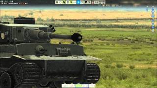 Graviteam Tactics MiusFront  Tiger Attack [upl. by Einattirb866]