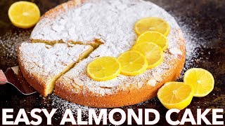 Easy Almond Cake Recipe Gluten Free Cake [upl. by Lirbaj253]