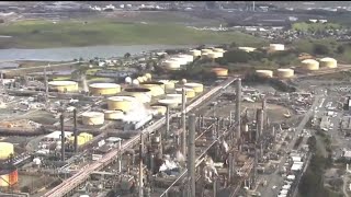 Martinez refinery releases petroleum coke Incident prompts hazmat response [upl. by Foushee644]