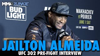 Jailton Almeida Motivated to Rebound From Rough Loss to Curtis Blaydes  UFC 302 [upl. by Ahsael937]