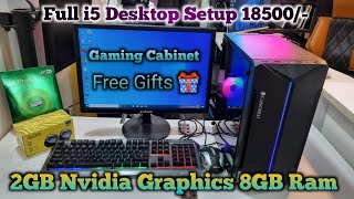 Full Desktop Setup With 1 year Warranty  Gaming Cabinet gaming Desktop computer [upl. by Dniren]