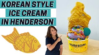 Where to get Korean Ice Cream  Somi Somi Soft Serve amp Taiyaki [upl. by Frech]