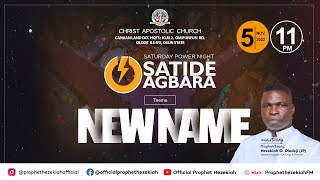 PROPHET HEZEKIAH OLADEJI Live  SATURDAY POWER NIGHT quotSATIDE AGBARAquot NOVEMBER EDITION [upl. by Hairas]