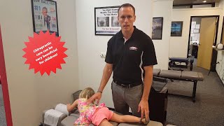 Is chiropractic safe for kids Rocklin chiropractor Tim Smith  pediatric chiropractic adjustment [upl. by Ailekat817]