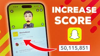 HOW TO INCREASE SNAPCHAT SCORE FAST in 2024 EASY amp FREE [upl. by Crary]