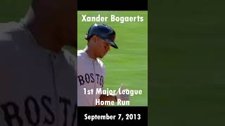 Xander Bogaerts 1st MLB Home Run baseball mlbb redsox homerun [upl. by Batista]