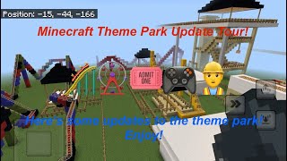 Minecraft Theme Park Updated Tour [upl. by Geof14]